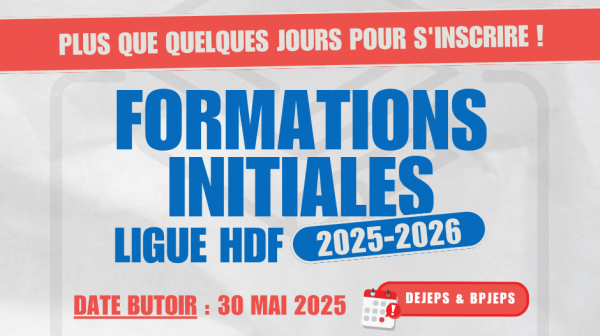 Derniers jours pour s’inscrire aux formations initiales 2025-2026 !