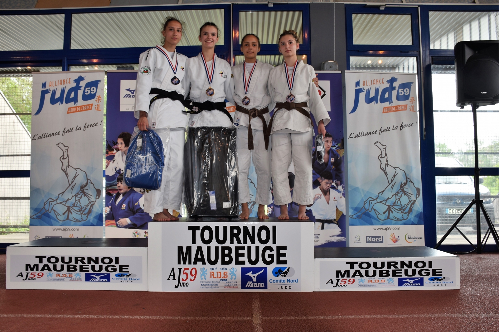 Tournoi Maubeuge 2023 Podiums U18 Samedi 06/05/2023